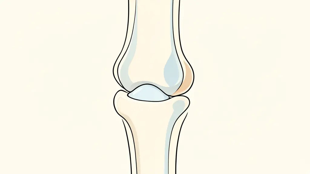 A detailed medical illustration of the human knee joint showing the patella gliding against the femur with a focus on the articular cartilage